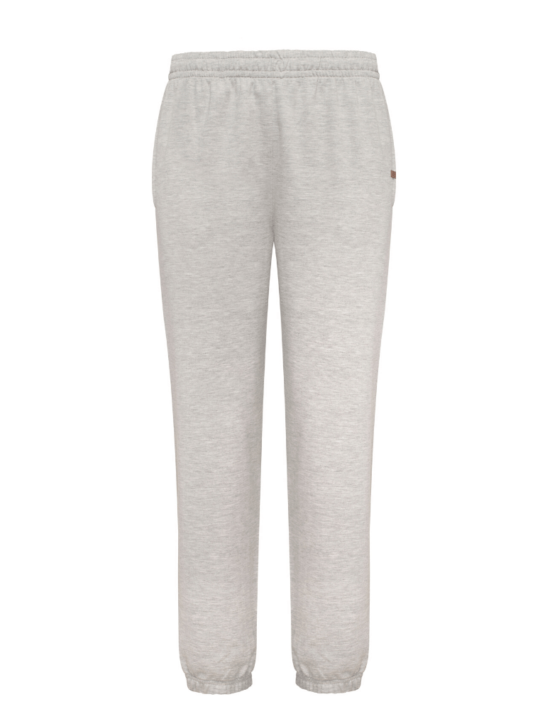 5952 Spodnie High Waist Light Grey Front