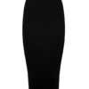 6000-spodnica-ribbed-high-waist-black-front