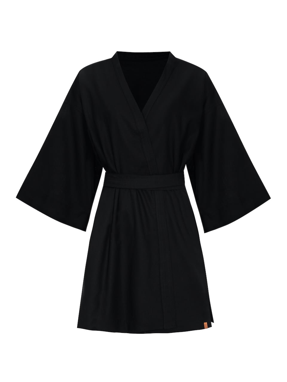 7808 Sukienka Kimono Maison Mahali Black Przod 499 Mniejsze