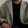 wełniany płaszcz UPTOWN GIRL grey