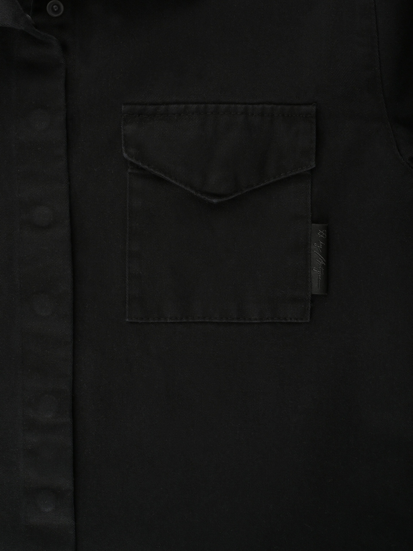 Koszula Slim Fit All Casual Vintage Black Detal 399