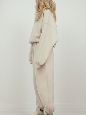 bluza oversize SMOOTH COTTON almond beige