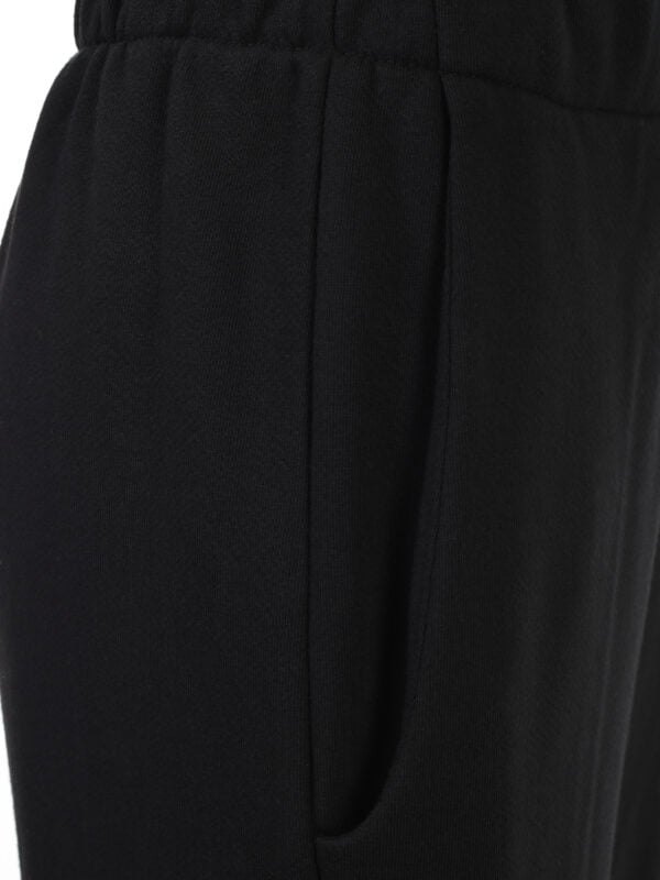 spodnie dresowe z prostą nogawką COZY UP black_detal_329