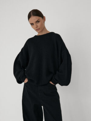 sweter oversize CONSCIOUS STORIES black