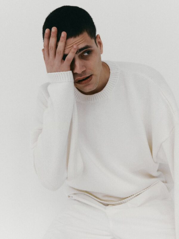 sweter oversize CONSCIOUS STORIES off-white