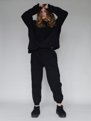 bluza oversize unisex 1990 black