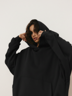 bluza oversize z kapturem LE PUMP black