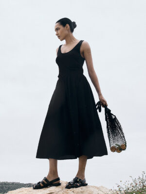 spódnica midi OAHU black