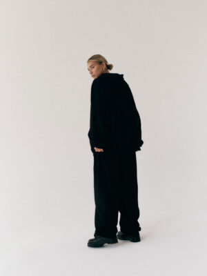 spodnie dresowe z wysokim stanem LE PUMP black