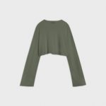 Lniany Longsleeve Soie Olive Green 16