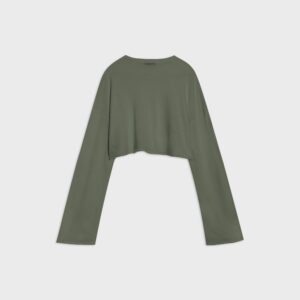 Lniany Longsleeve Soie Olive Green 16