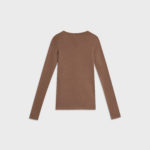 Longsleeve Slim Fit Souple Milk Chocolate 2