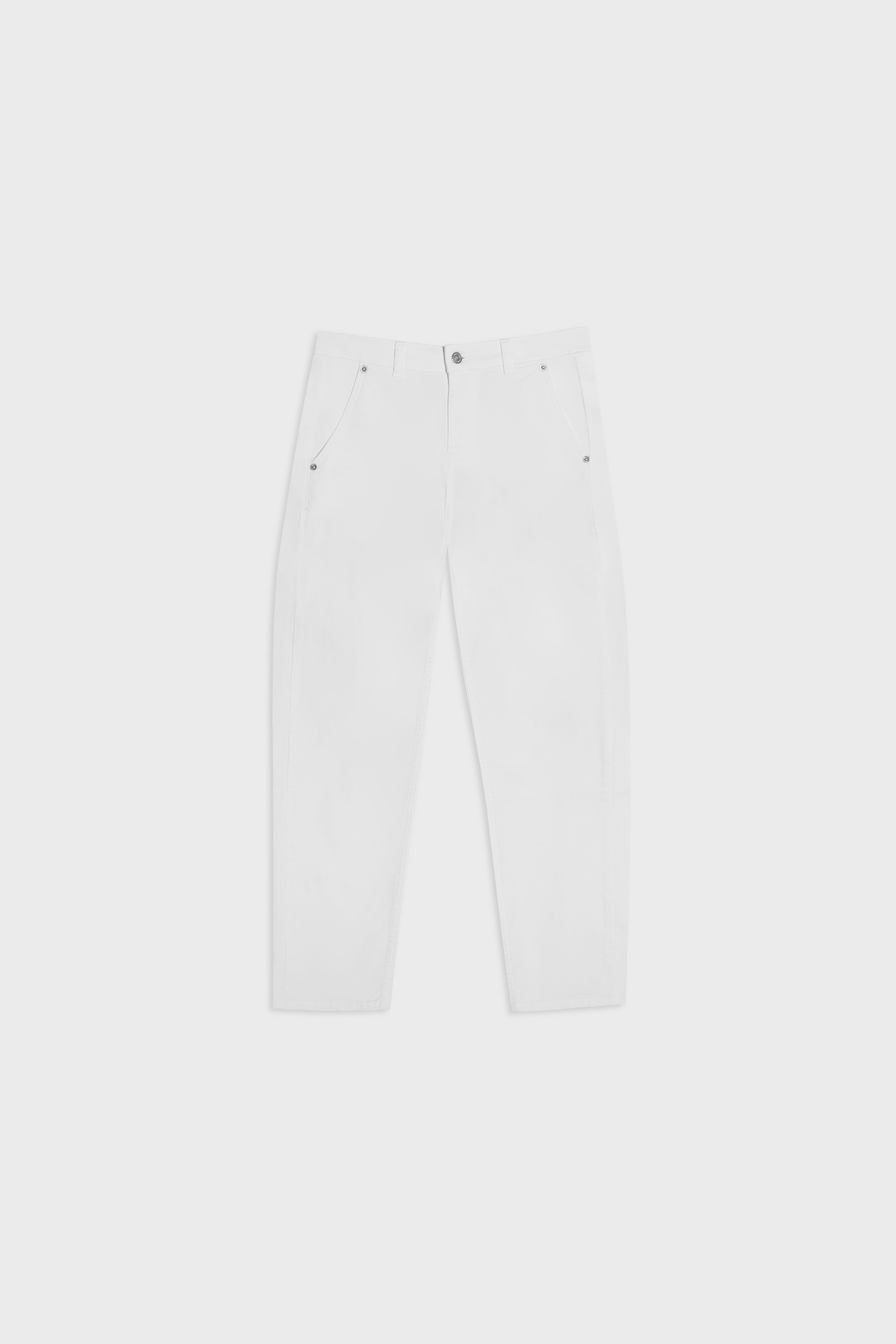 Spodnie Typu Cygaretki Le Moth Off White 01