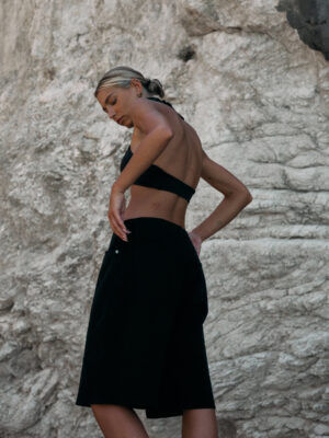 szorty typu bermudy ISLE black