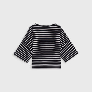 Longsleeve Koai Striped Black Off White 01