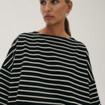 Longsleeve Koai Striped Black Off White 06