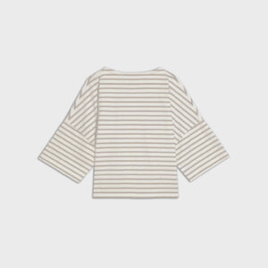 Longsleeve Koai Striped Off White Beige 03