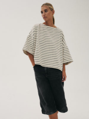 Longsleeve Koai Striped Off White Grey 11