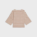 Longsleeve Koai Striped Off White Orange 03