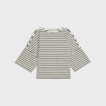 Longsleeve Koai Striped Off White Seaweed Green 01