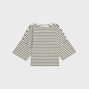 Longsleeve Koai Striped Off White Seaweed Green 01