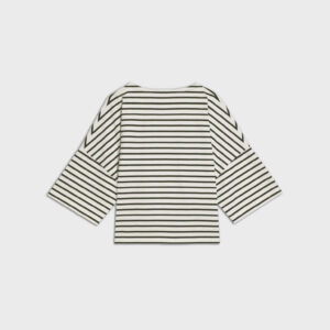 Longsleeve Koai Striped Off White Seaweed Green 03