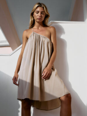 sukienka krótka AISE beige