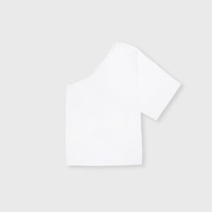 Asymetryczny T Shirt Zai Off White 01