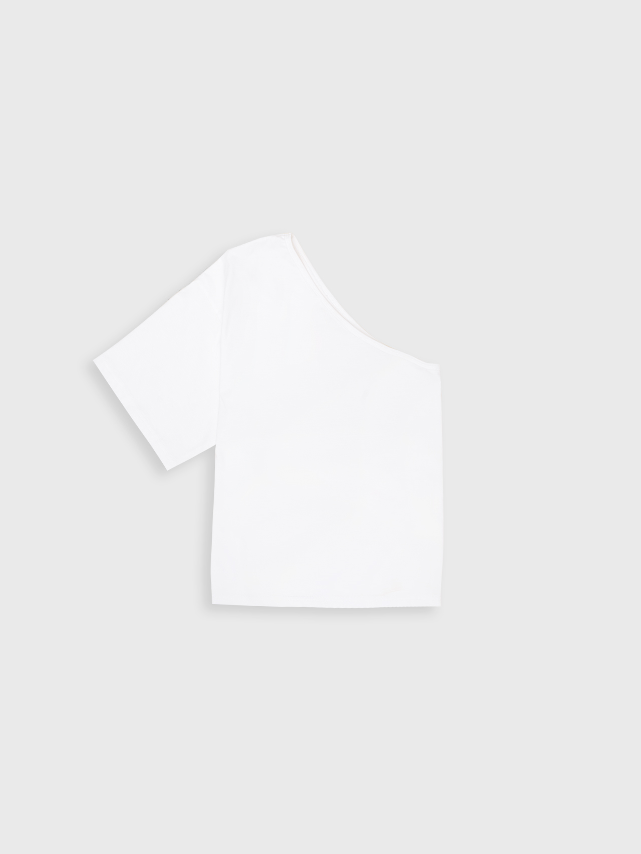 Asymetryczny T Shirt Zai Off White 01