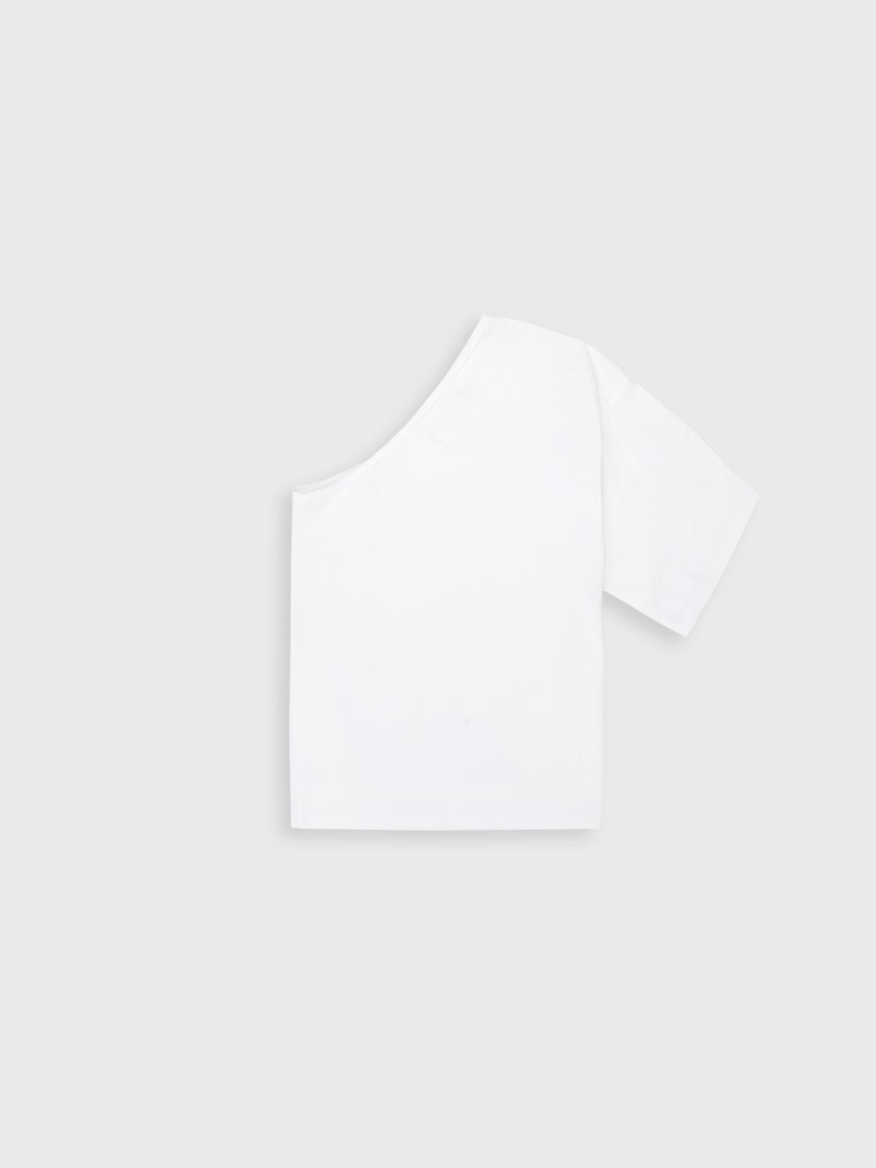 Asymetryczny T Shirt Zai Off White 03