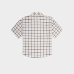 Koszula Oversize Z Krotkim Rekawem Creu Chequered Off White Black 02