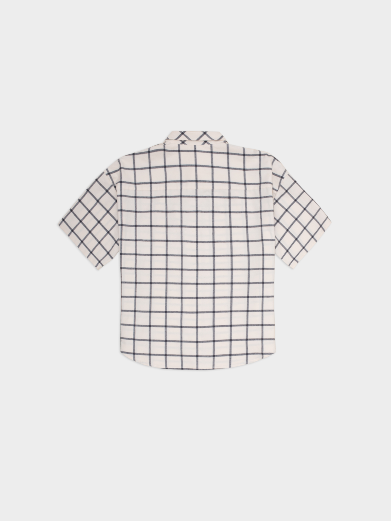 Koszula Oversize Z Krotkim Rekawem Creu Chequered Off White Black 02