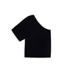 Asymetryczny T Shirt Zai Black 1a