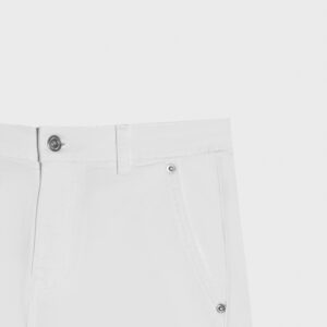 Spodnie Typu Cygaretki Le Moth Off White 03