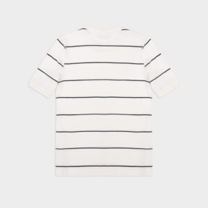 Blzuka Z Dopasowanym Rekawem Basic Striped Off White Black 03