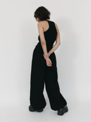 spodnie dresowe z niskim stanem BOULE black