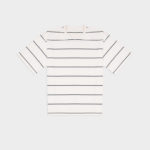 T Shirt Oversize Ready To Wear Striped Off White Black 01