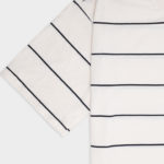 T Shirt Oversize Ready To Wear Striped Off White Black 02