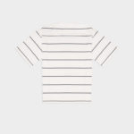 T Shirt Oversize Ready To Wear Striped Off White Black 03