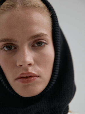 bawełniana balaclava CALLA black