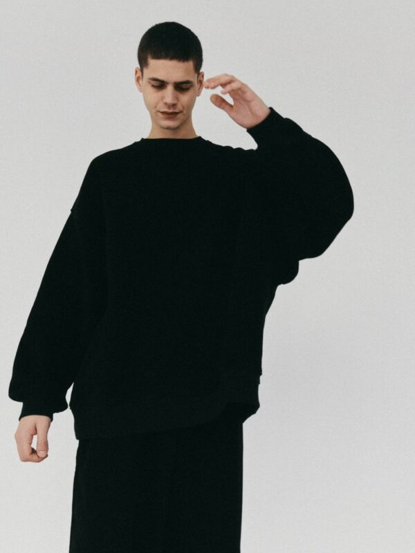 bluza oversize unisex 1990 black