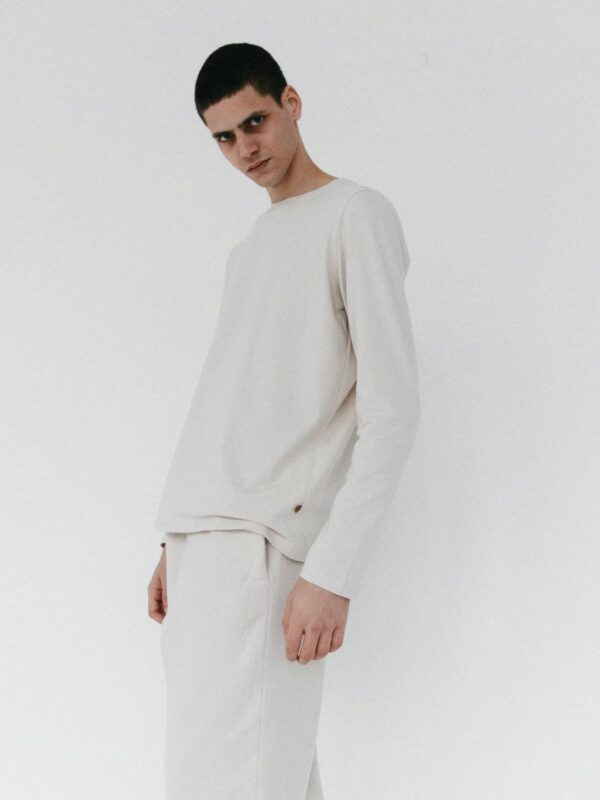 longsleeve BASIC almond beige