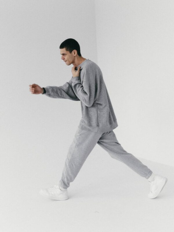 spodnie dresowe z niskim stanem 1990 grey