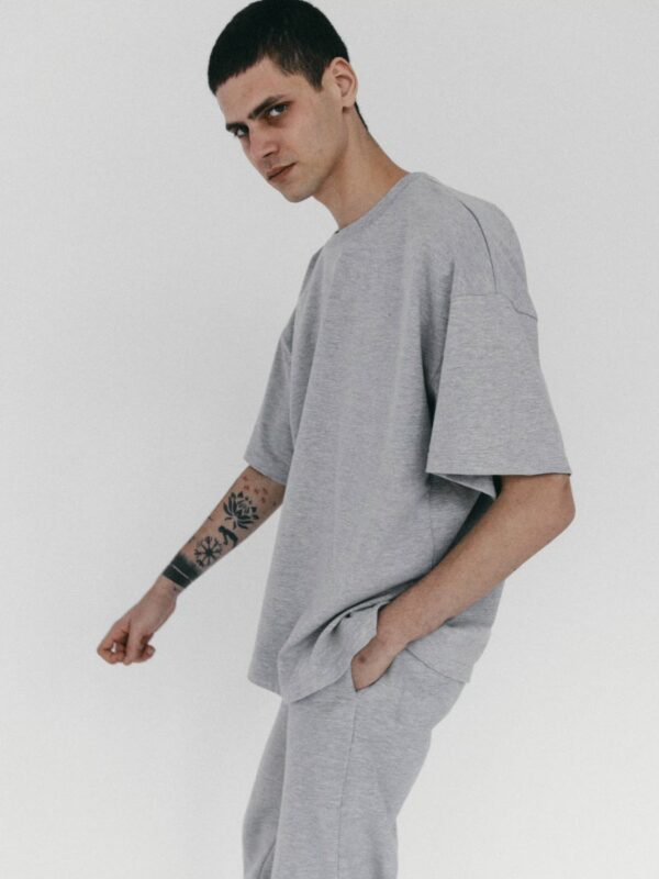 t-shirt oversize 1990 grey