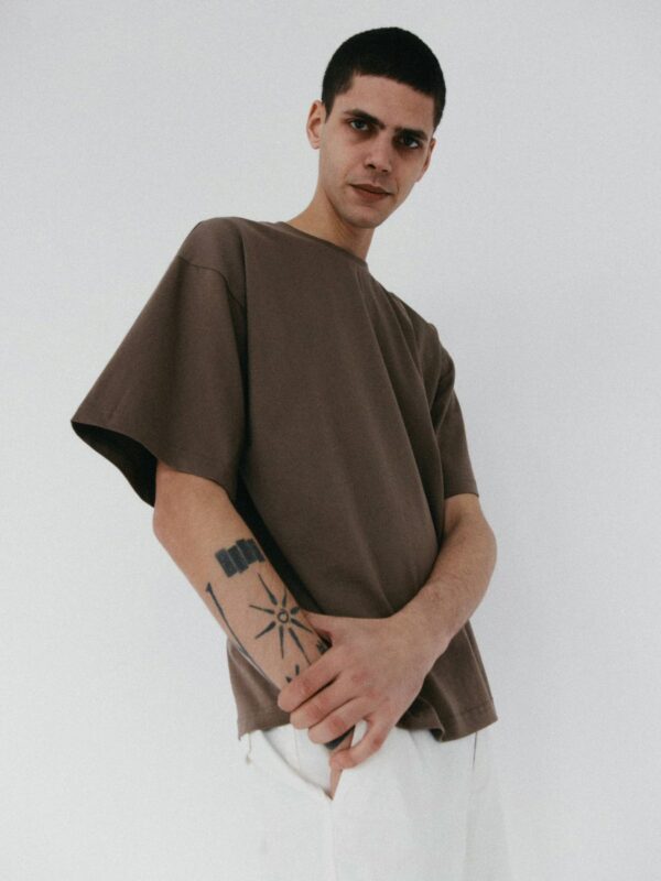 t-shirt oversize READY TO WEAR khaki