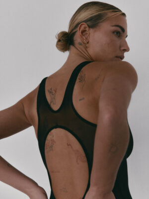 transparentne body NOYE black