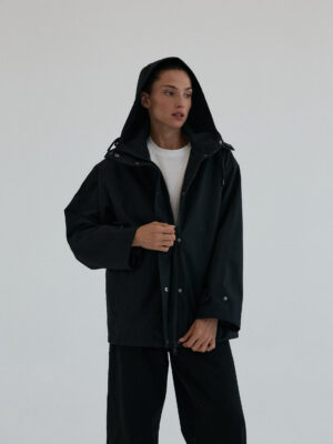 wodoodporna kurtka typu parka JULS black