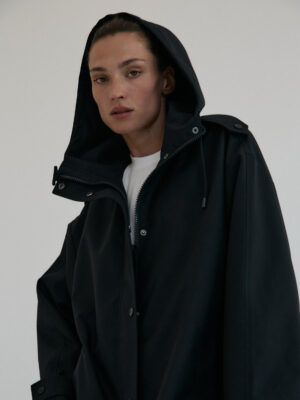 wodoodporna kurtka typu parka JULS black