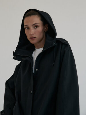 wodoodporna kurtka typu parka JULS black