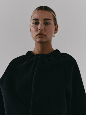 rozpinana bluza typu bomberka SMOOTH COTTON black